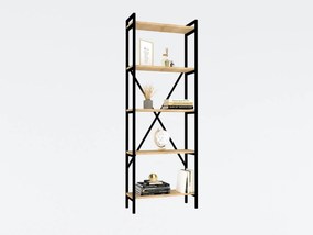 Raft Vovono (stejar + negru) . 1092870