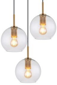 Lustra cu 3 pendule design modern ADARA 15462H1 GL