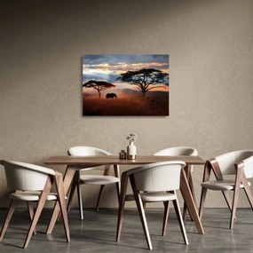 Tablou pe sticlă - Parcul Național Serengeti, Tanzania, Africa (70x50 cm)