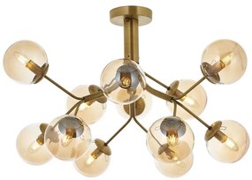 Lustră aplicată VARANA 12xE14/40W/230V bronz