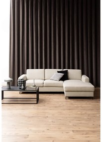 Măsuță de cafea neagră cu blat din sticlă 60x120 cm Strington – Actona