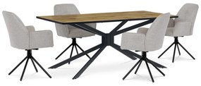 Set de scaune de sufragerie cu mecanism deîntoarcere HC-522 CRM2, 2 buc.
