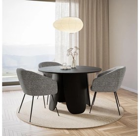 Scaun sufragerie Bari  (negru + negru). 1099825