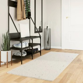 vidaXL Covor pufos &quot;PAMPLONA&quot; cu fire înalte, crem modern, 80x200 cm