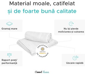 Prosop CLARYSSE ELEGANCE 60x110 cm albastru, 100% bumbac