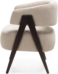 OFERTA Fotoliu design bej MIZU II. calitate