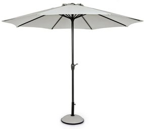 Umbrella de soare, alba, 300 cm, Kalife, Yes