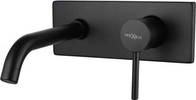 Mexen Alma baterie de chiuvetă încastrată, neagră - 75115-70