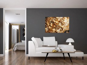 Tablou - Marmură cu auriu (90x60 cm)