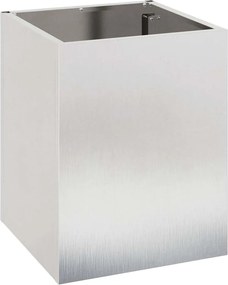 vidaXL Vază pentru Grădină Oţel inoxidabil 32 x 32 x 40 cm