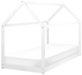 Pat tip casă 200 x 90 cm Tricia (alb) (cu grilă). 1076199