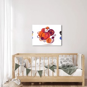 Tabloul cercuri colorate (70x50 cm)