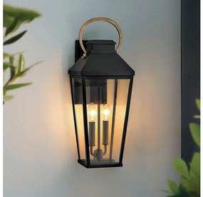 Hinkley HK-DAWSON-L - Aplica de exterior DAWSON L, 2xE14/40W/230V, IP44