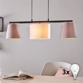 Eglo 98587 - Lustră LED suspendată pe cablu ALMEIDA 3xE14/25W/230V