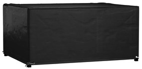 vidaXL Husă pentru mobilier de grădină, 8 ocheți, 160x120x75 cm pătrat