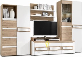 Raft PASSIONATA PS7, maro deschis, PAL laminat, 98x37x14 cm