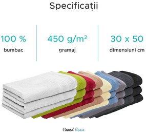 Prosop copii Bella 30x50 cm crem, 100% bumbac