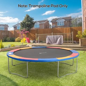HOMCOM Acoperire Margine Trambulină Multicolor Ø366 cm | Aosom Romania