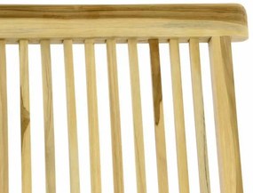 Scaun de grădină DIVERO pliabil - lemn de tec