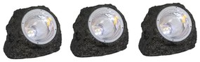 SET 3x corp de iluminat LED solar Globo 3302-3 LED/1,2V IP44