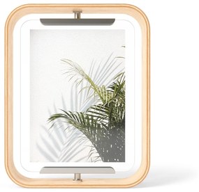 Ramă foto în culoare naturală din lemn 19x24 cm Bellwood – Umbra