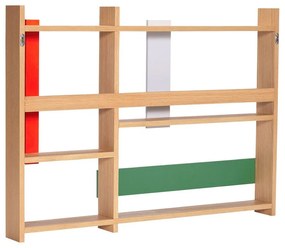 Raft etajat în culoare naturală cu aspect de lemn de stejar 110 cm Arki – Hübsch