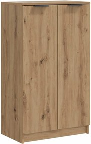 vidaXL Pantofar, stejar artizanal, 59x35x100,5 cm, lemn prelucrat