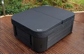 Acoperiș termic pentru jacuzzi de 4-5-6 persoane, negru tex