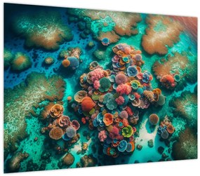 Tablou pe sticlă - Priveliște spre mare (70x50 cm)