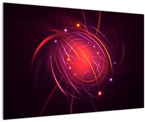 Tabloul modern cu abstacțiune (90x60 cm)