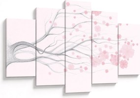 Tablou - Flori roz (150x105 cm)