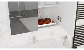 Set mobilier de baie KATE cu lavoar + dulap cu oglindă + dulap suspendat, alb
