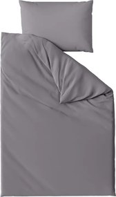 Lenjerie de pat din bumbac DENYX BLEND gri fermoar Dimensiune lenjerie de pat: 2 buc 70 x 90 cm | 200 x 220 cm
