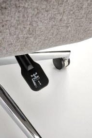 Scaun de birou Kevin stofa gri cenusiu H125 cm
