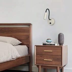 Lampă LED flexibilă de perete Brilagi MAYA LED/3W/230V 4000K bej