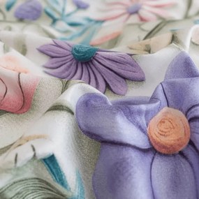 Lenjerie de pat din microfibra FLORIBEE colorate Dimensiune lenjerie de pat: 2 buc 70 x 80 cm | 160 x 200 cm