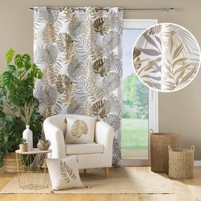 Draperie gri-aurie 140x260 cm Mogador – douceur d'intérieur