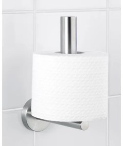WENKO 19613100 - Suport pentru hârtie igienică BOSIO MATT, 8 x 18 cm, oțel inoxidabil, argintiu