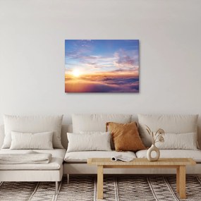 Tablou - Apus de soare deasupra norilor (70x50 cm)