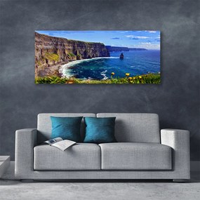 Tablou pe panza canvas Gulf Peisaj Maro Albastru Verde