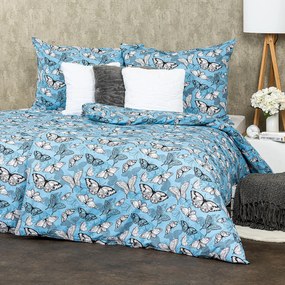 Lenjerie pat 4Home Butterflies, din bumbac, 220 x 200 cm, 2 buc. 70 x 90 cm
