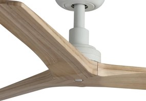 Ventilator smart sistem TUYA si telecomanda KLIM S 92,5cm, alb/ pin