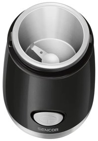 Râșniță electrică pentru boabe de cafea 60 g 150W/230V neagră/crom Sencor