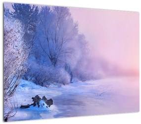 Tablou - Râu înghețat (70x50 cm)