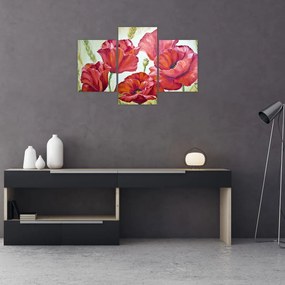 Tablou - Mac - flori (90x60 cm)