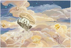 Tablou - Meduză Cerească (90x60 cm)