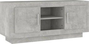 vidaXL Comodă TV, gri beton, 102x35x45 cm, lemn prelucrat