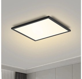 Plafonieră LED dimabilă Brilagi SLIMFRAME LED/25W/230V 30x30 cm negru + telecomandă