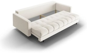 Canapea crem extensibilă, cu spațiu de depozitare 222 cm Bali – Cosmopolitan Design