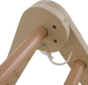 Montessori Triunghiul Pikler 3în1, natural/mix de culori, OPRIN